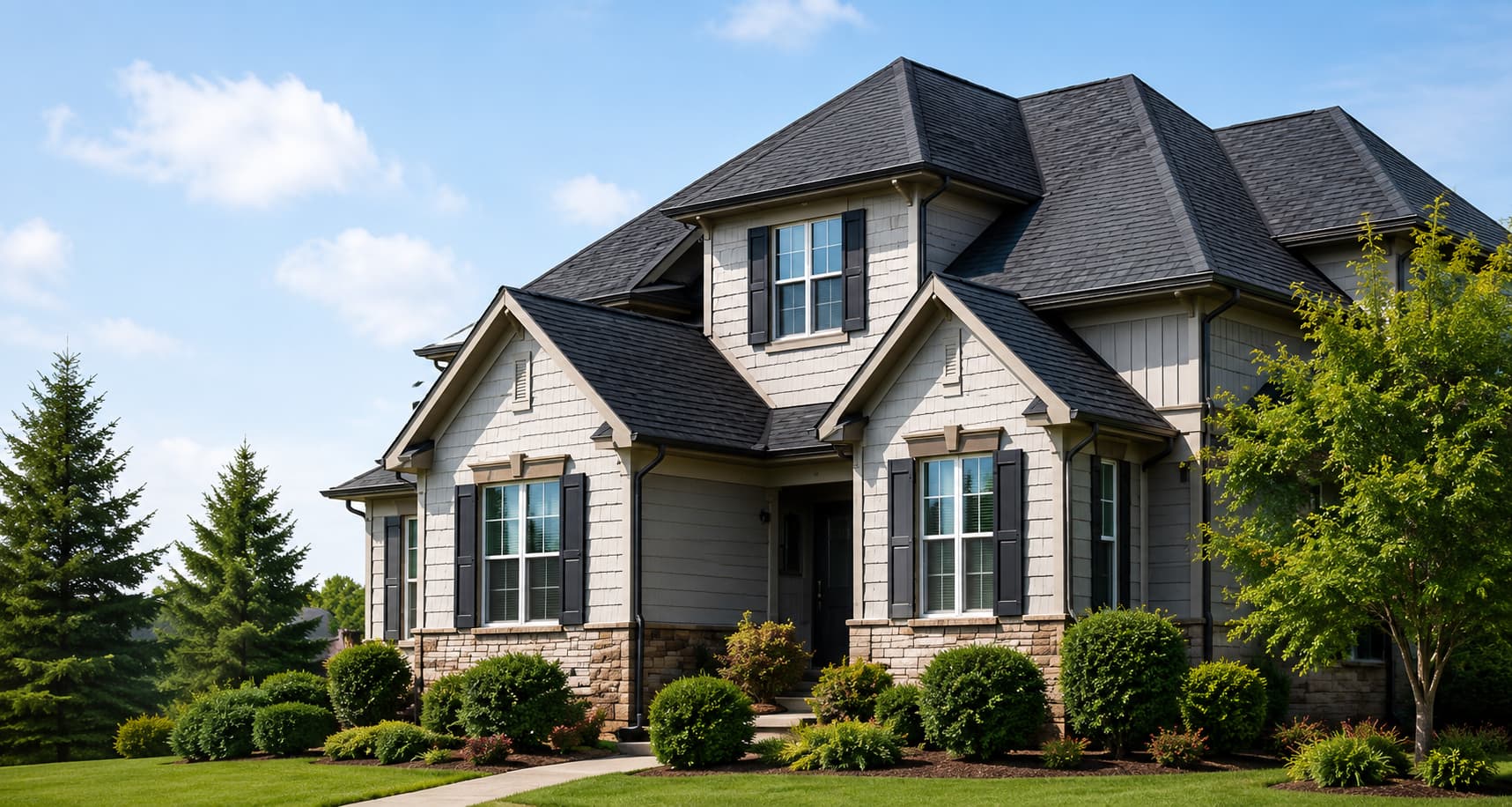 Residential roof exterior
